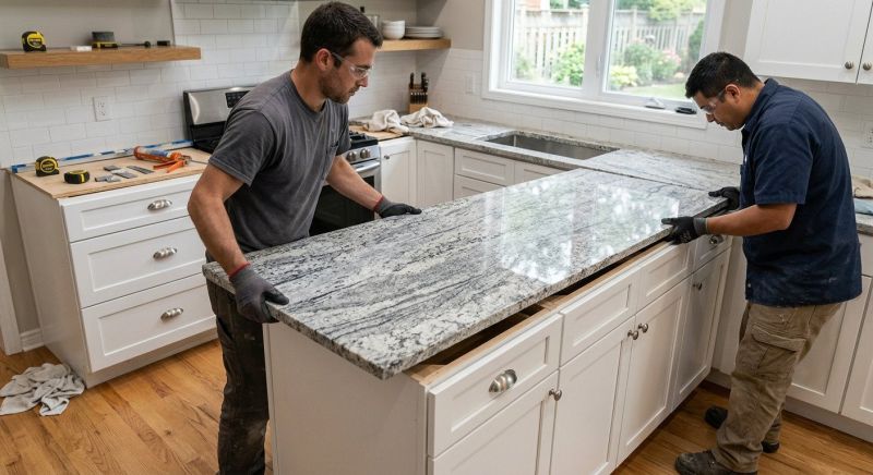 Granite Installation in Marin County, CA