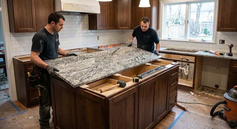Granite Installation in Roseville, CA