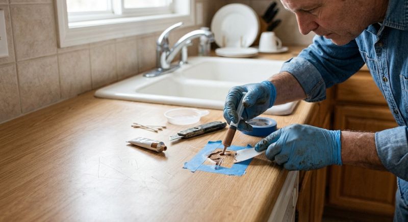 Poured Countertop Installation in Santa Rosa, CA